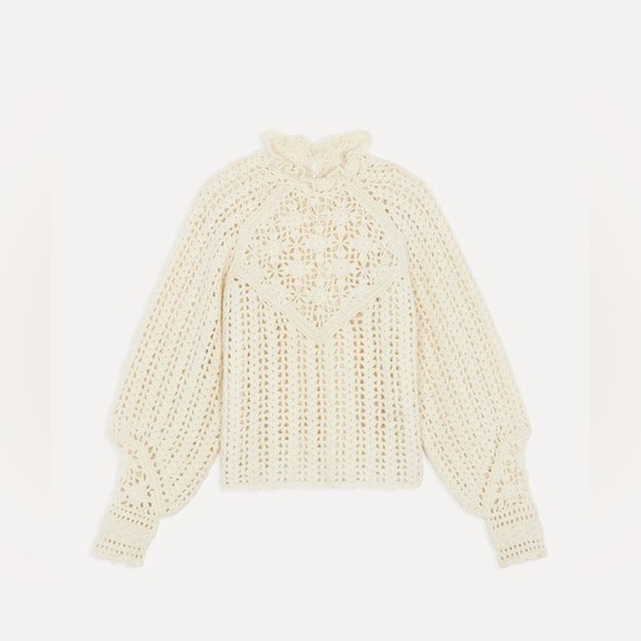 ba&sh Aste Crocheted Sweater - Picture 7 of 11